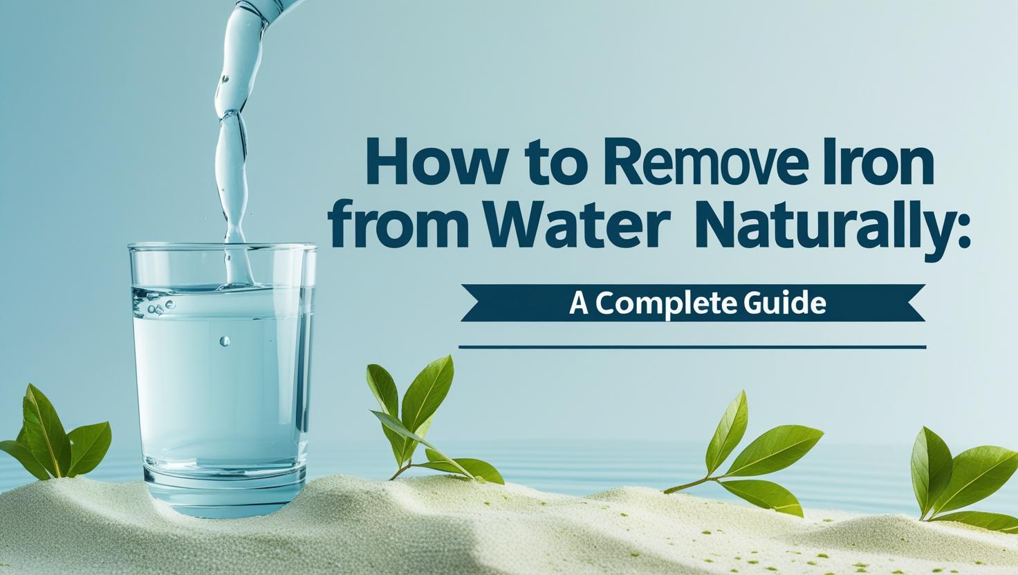 How to Remove Iron from Water Naturally: A Complete Guide