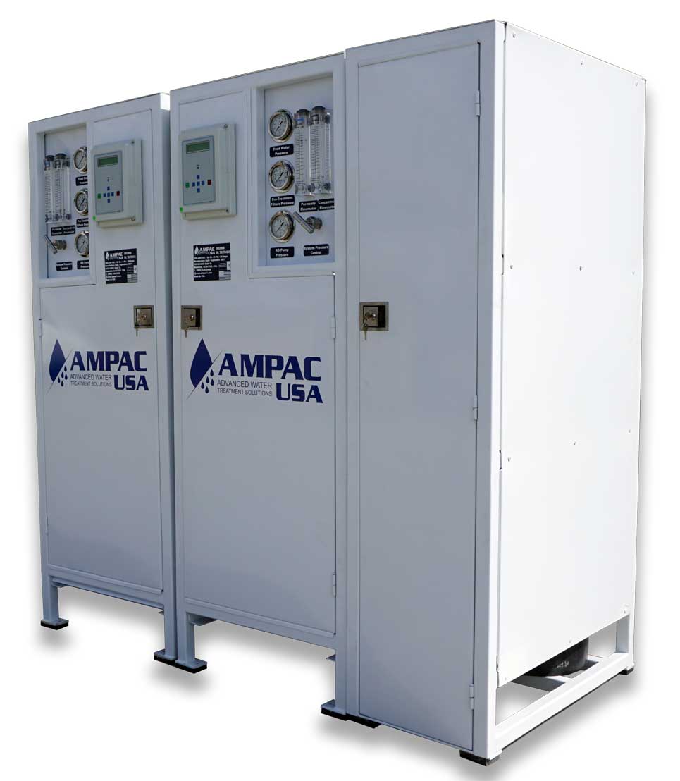 Twin Redundant Seawater Desalination RO Watermakers 2 X 2,000 GPD | 2 X 7,500 LPD