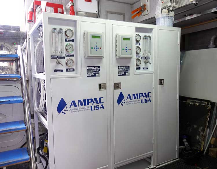 Twin Redundant Seawater Desalination Ro Watermakers 2 X 2,000 Gpd | 2 X 7,500 Lpd